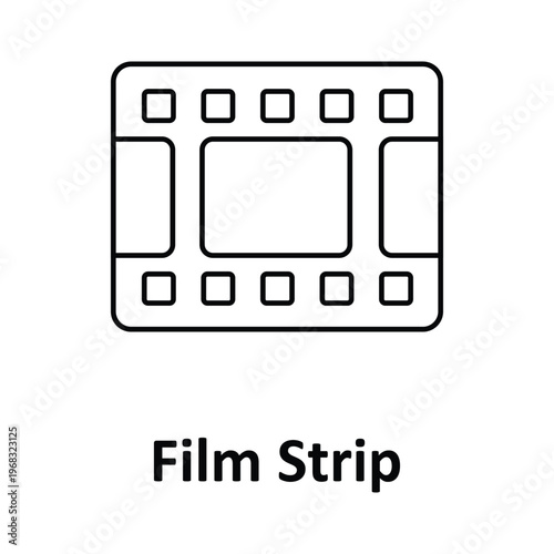 Film Strip Vector icon which can easily modify or edit
