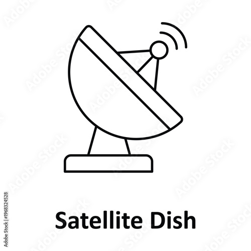  Satellite Dish Vector icon which can easily modify or edit