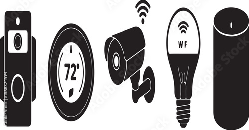 Smart home devices with wireless connectivity
