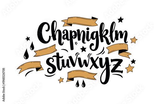 Warm Golden. lettering and all elements in black. Vector style. AWhite background. Pure white background. Perfect isolation and visual consistency. Bold