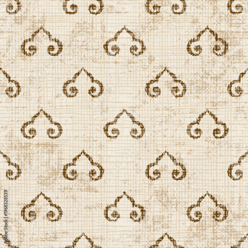 Seamless ethnic pattern, Kazakh national ornament, tribal pattern, vector design