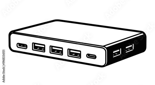 Multi Port USB Hub Device.