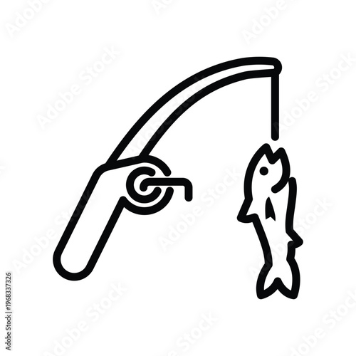 Catching fish icon