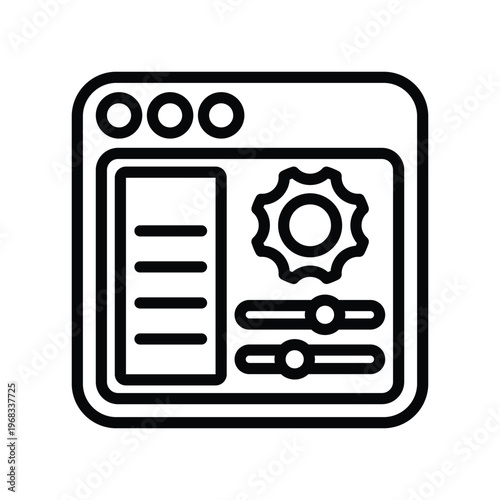 Web Dashboard Icon