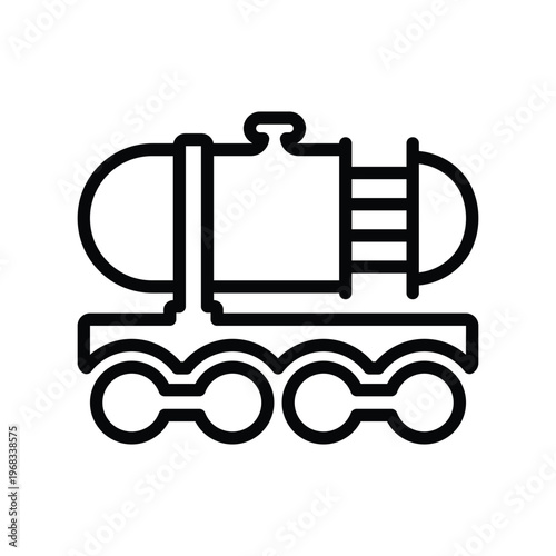 Oil cistern train icon