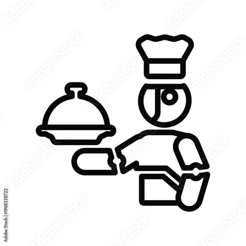 Chef robot icon