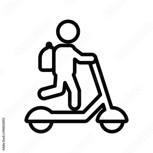 Courier delivery icon