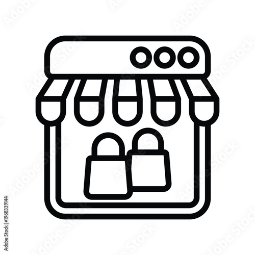 Online store icon