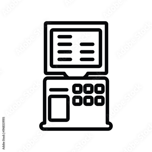 Self service terminal icon