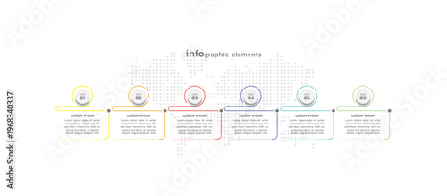 Presentation business abstract background infographic template colorful
