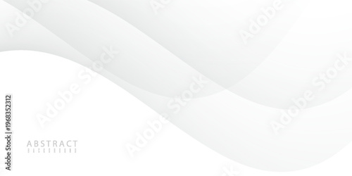 Gray line background curve element with white space for text and message design, overlapping layers. suit for  in product design