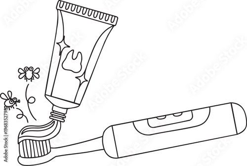Smelly Toothpaste Prank Coloring Page