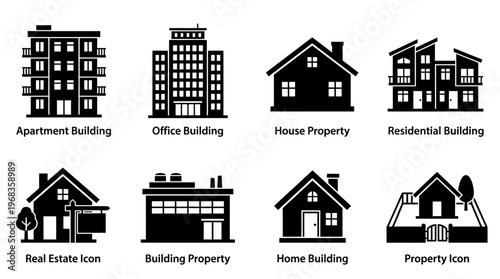 Real Estate and Housing Vector Icons