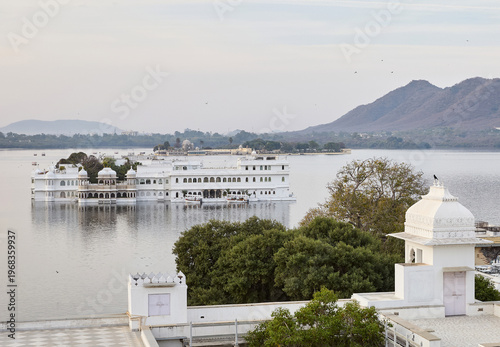 Lake Palace on Pichola lake in Udaipur city, India