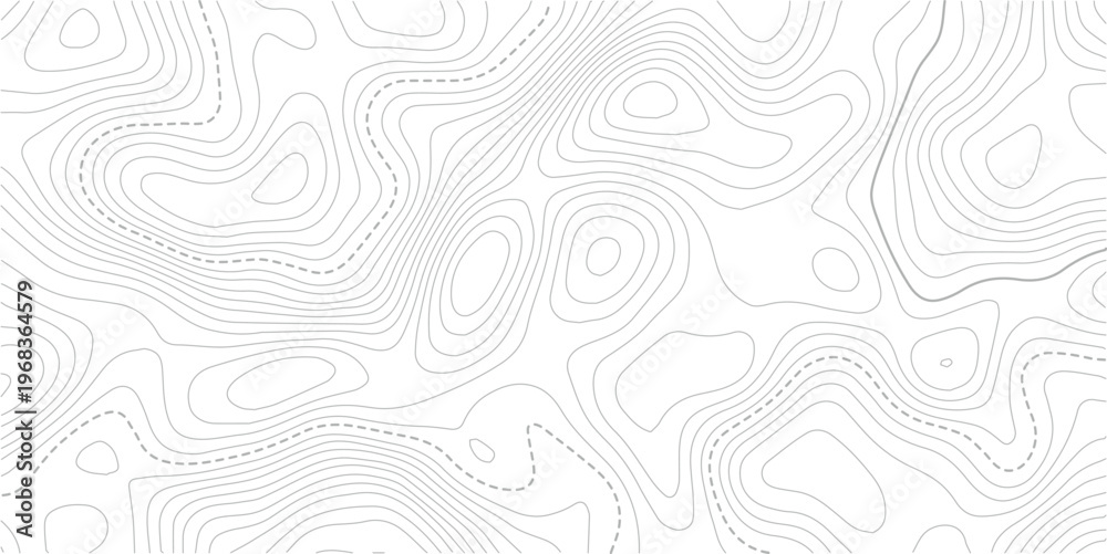 Fototapeta premium Abstract diagram discovery topographic map banner texture background.Seamless pattern with lines Topographic map.