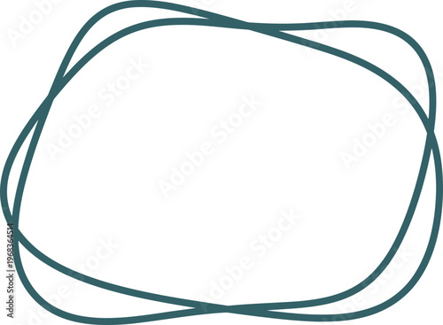 Rubber band green elastic cord.