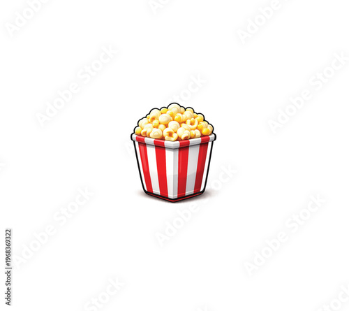 popcorn in a red bucket