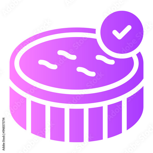 outdoor pool gradient icon