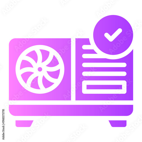 outdoor unit gradient icon