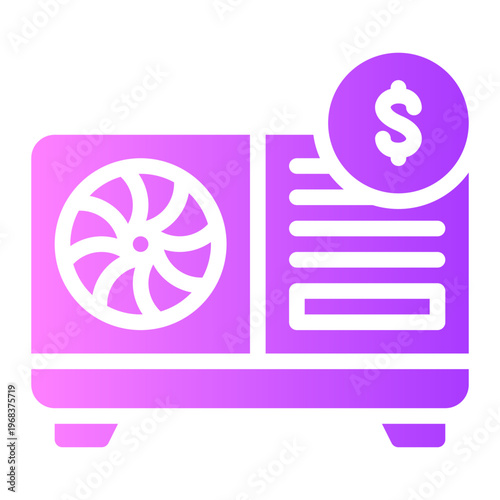 outdoor unit gradient icon