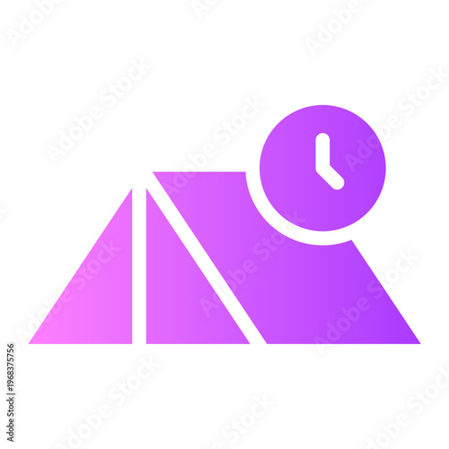 time gradient icon