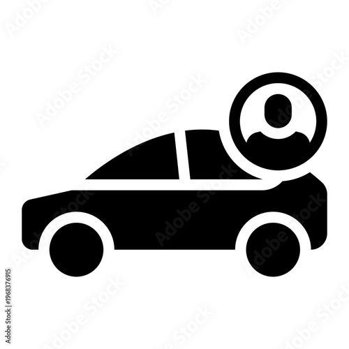 car glyph icon