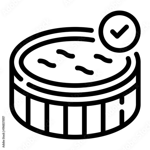 outdoor pool line icon