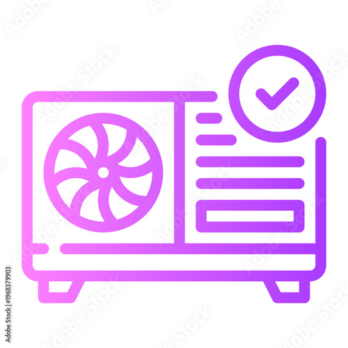 outdoor unit gradient icon