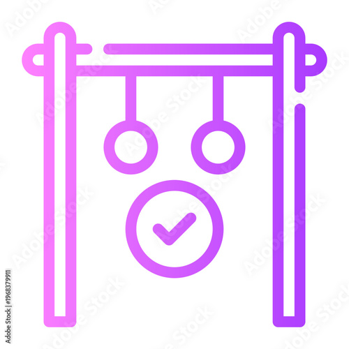 gym station gradient icon