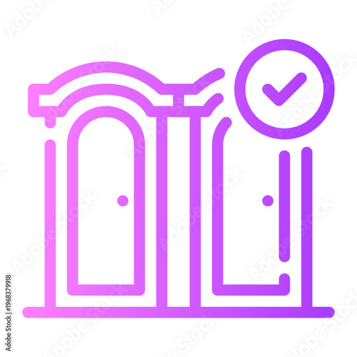 toilet gradient icon