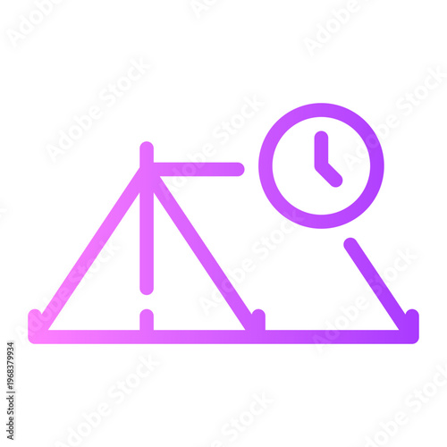time gradient icon