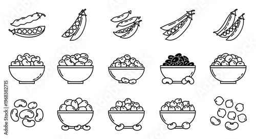 Variety of fruit in bowls.