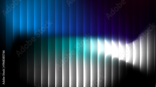 abstract neon light modern futuristic color background technology. Futuristic glass texture, fractal ripple pattern, riddle glass effect across neon gradient