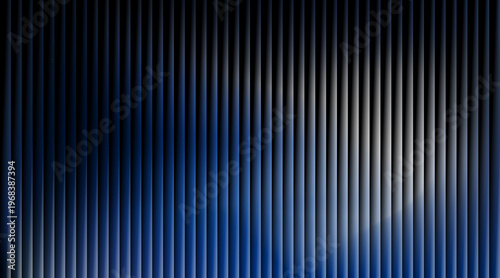Abstract vertical background with pattern and texture. Riddle glass background, ripple wave distortion, fractal light flow deep blue gradient surface