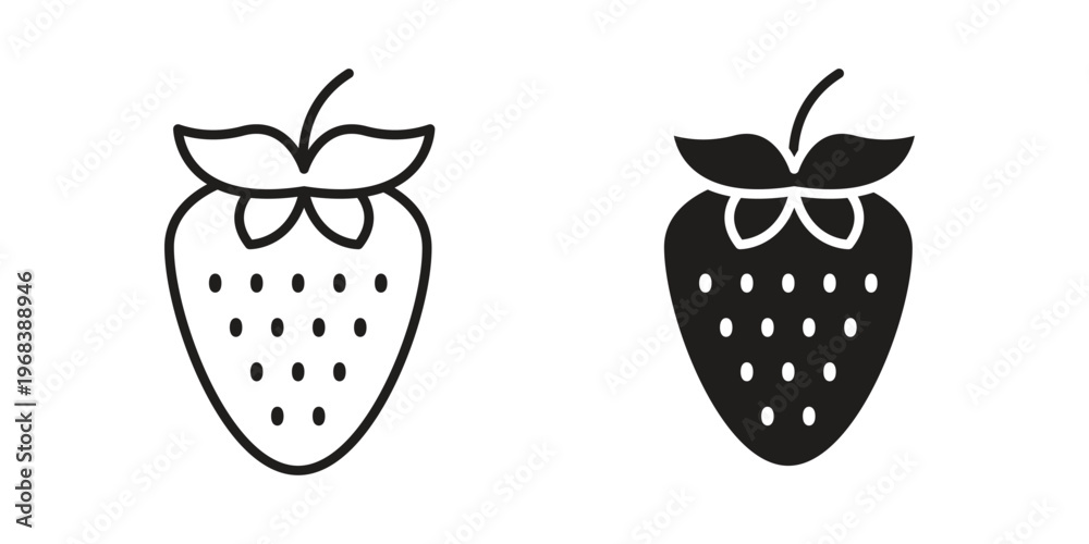 Fototapeta premium Strawberry icon