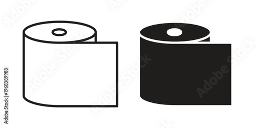 Toilet paper icon