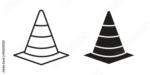 Traffic cone icon