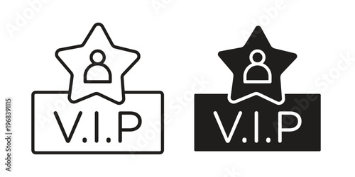 VIP person icon