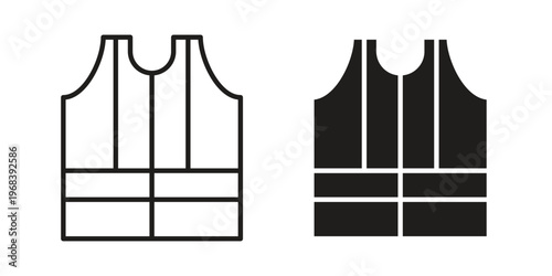 Working vest icon