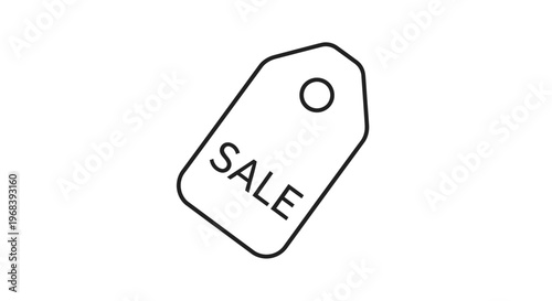 Sale tag label discount symbol icon.