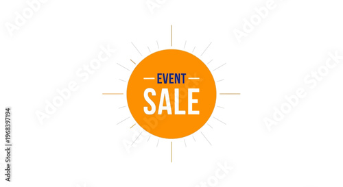 Sale Event Discount Advertisement Sign.