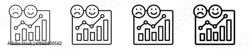 Market Sentiment  Icon Set Different Style Collection