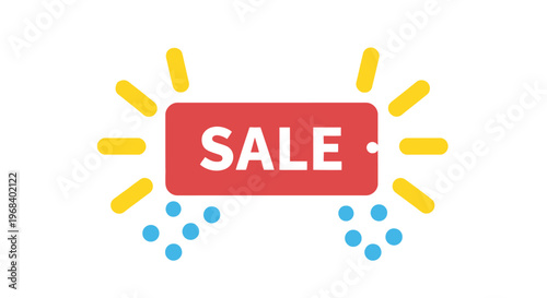 Sale Discount Shopping Advertisement Sign.