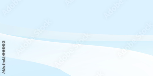 Gelombang biru dan putih abstrak menciptakan desain latar belakang yang halus dan halus