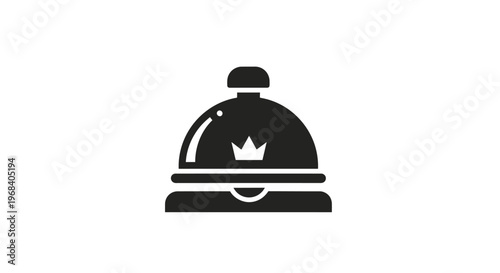 Cloche dish serving cover icon.