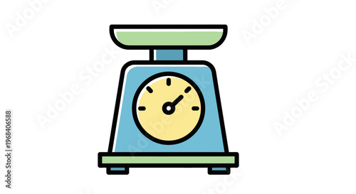 Vintage Style Kitchen Weighing Scale Device.