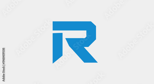 Free Download Large Blue Letter R Logo 1. - GFXLoad