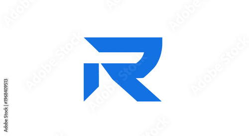 Large Blue Letter R Logo.