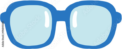 Cute blue glasses 