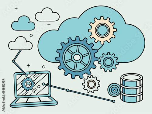 cloud computing concept